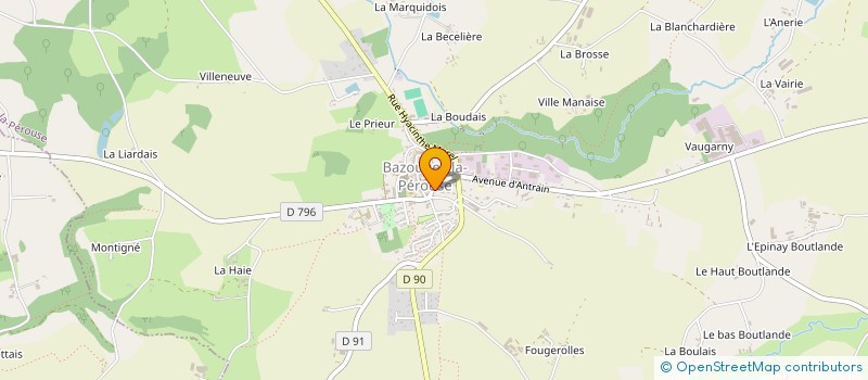 localisation de l'entreprise MONSIEUR EMMANUEL FANTOU à BAZOUGES-LA-PEROUSE