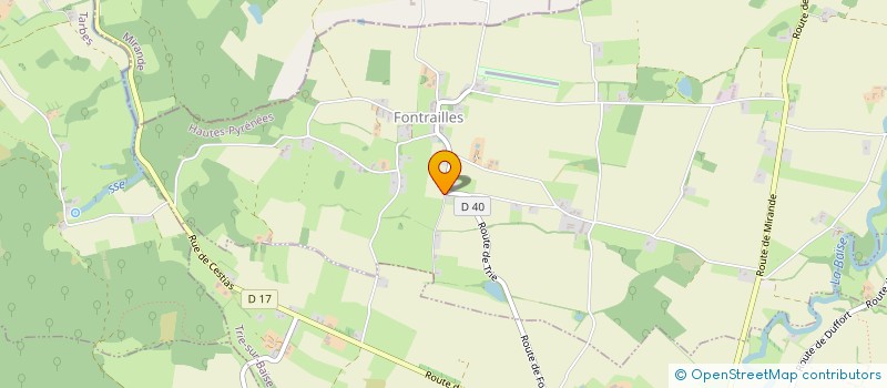 localisation de l'entreprise MONSIEUR EMMANUEL FAR  FONTRAILLES