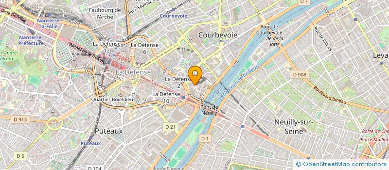 localisation de l'entreprise MONSIEUR EMMANUEL FARRUGIA  COURBEVOIE