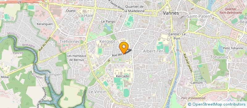 localisation de l'entreprise MONSIEUR EMMANUEL FAUCHER à VANNES