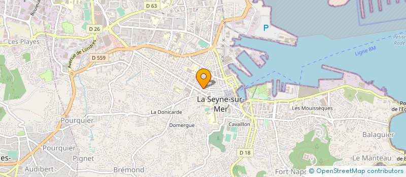 localisation de l'entreprise MONSIEUR EMMANUEL FAUCONNIER à LA SEYNE-SUR-MER