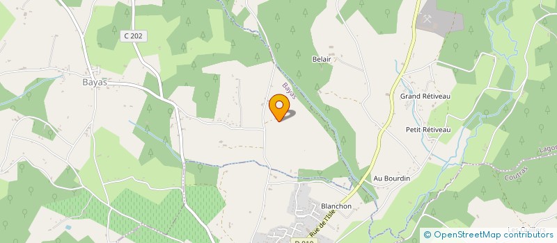 localisation de l'entreprise MONSIEUR EMMANUEL FAUREAU  BAYAS