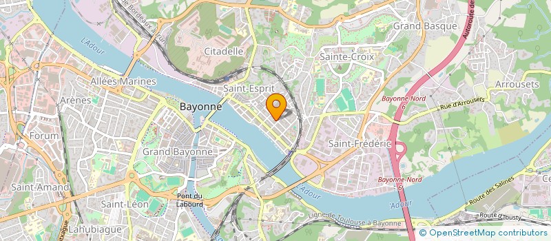 localisation de l'entreprise MONSIEUR EMMANUEL FAYOLLE-LAPLANCHE  BAYONNE