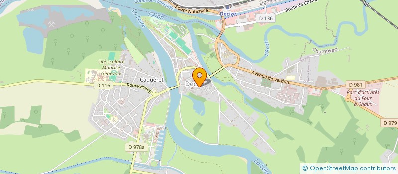 localisation de l'entreprise MONSIEUR EMMANUEL FEREY  DECIZE