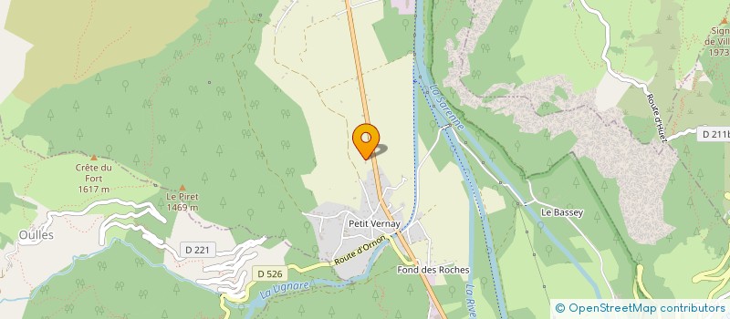 localisation de l'entreprise MONSIEUR EMMANUEL FERRE  LES DEUX ALPES