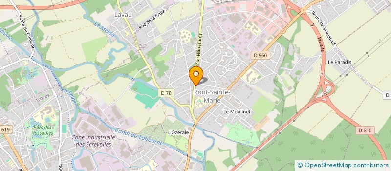 localisation de l'entreprise MONSIEUR EMMANUEL FERREIRA DE MOURA  PONT-SAINTE-MARIE