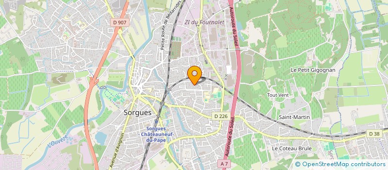 localisation de l'entreprise MONSIEUR EMMANUEL FESQ  SORGUES