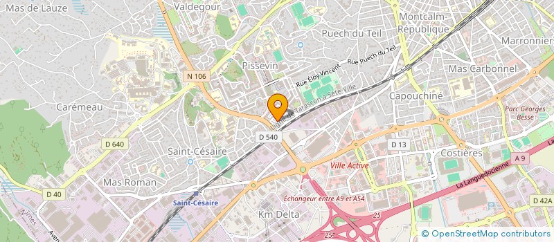 localisation de l'entreprise MONSIEUR EMMANUEL FEVE  NIMES