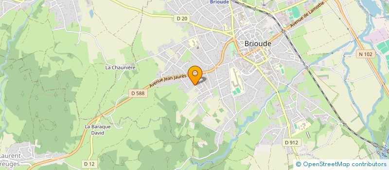 localisation de l'entreprise MONSIEUR EMMANUEL FIARD  BRIOUDE