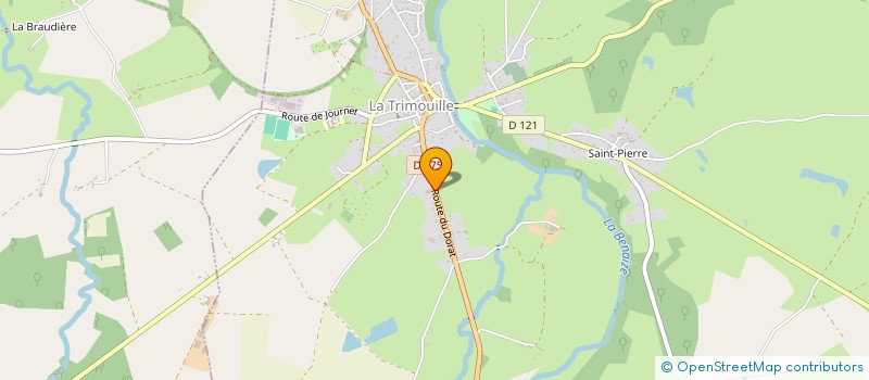 localisation de l'entreprise MONSIEUR EMMANUEL FILLAUX  LA TRIMOUILLE