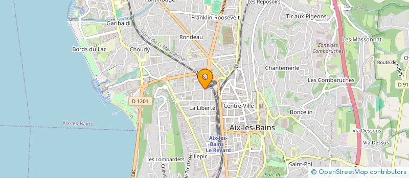 localisation de l'entreprise MONSIEUR EMMANUEL FILLON à AIX-LES-BAINS