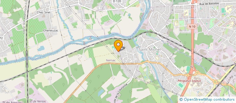 localisation de l'entreprise MONSIEUR EMMANUEL FLAMENT  NERSAC