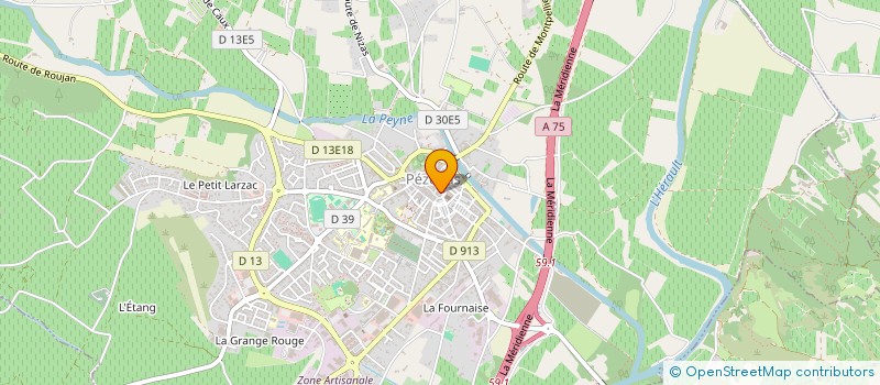localisation de l'entreprise MONSIEUR EMMANUEL FLIPO à PEZENAS