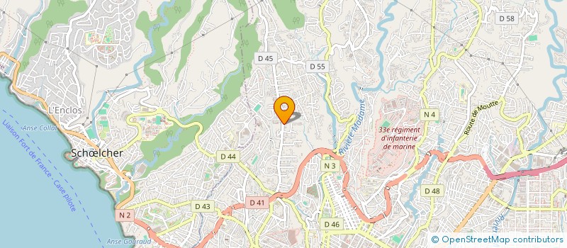 localisation de l'entreprise MONSIEUR EMMANUEL FLORENT  FORT-DE-FRANCE