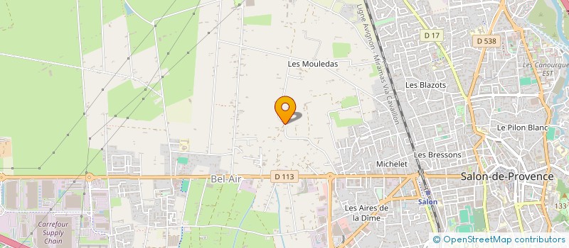 localisation de l'entreprise MONSIEUR EMMANUEL FOLKERT  SALON-DE-PROVENCE