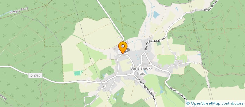 localisation de l'entreprise MONSIEUR EMMANUEL FONTAINE  BARISIS-AUX-BOIS