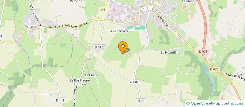 localisation de l'entreprise MONSIEUR EMMANUEL FONTAINE  SARTILLY-BAIE-BOCAGE