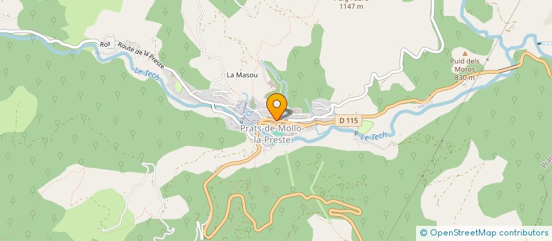localisation de l'entreprise MONSIEUR EMMANUEL FORT  PRATS-DE-MOLLO-LA-PRESTE