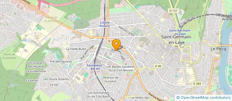 localisation de l'entreprise MONSIEUR EMMANUEL FORTIER  SAINT-GERMAIN-EN-LAYE