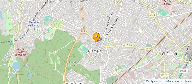localisation de l'entreprise MONSIEUR EMMANUEL FOUCARD à CLAMART