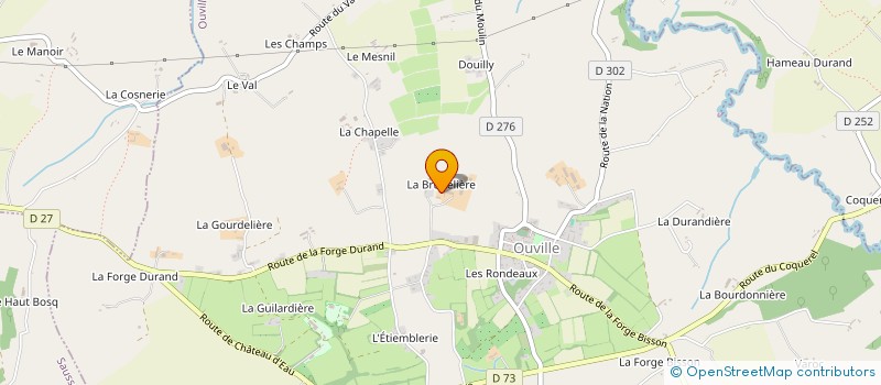 localisation de l'entreprise MONSIEUR EMMANUEL FOUCHARD à OUVILLE