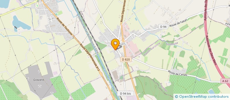 localisation de l'entreprise MONSIEUR EMMANUEL FOUCHER  CANALS