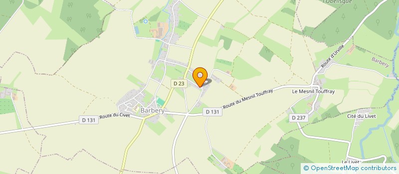 localisation de l'entreprise MONSIEUR EMMANUEL FOUCHER  BARBERY