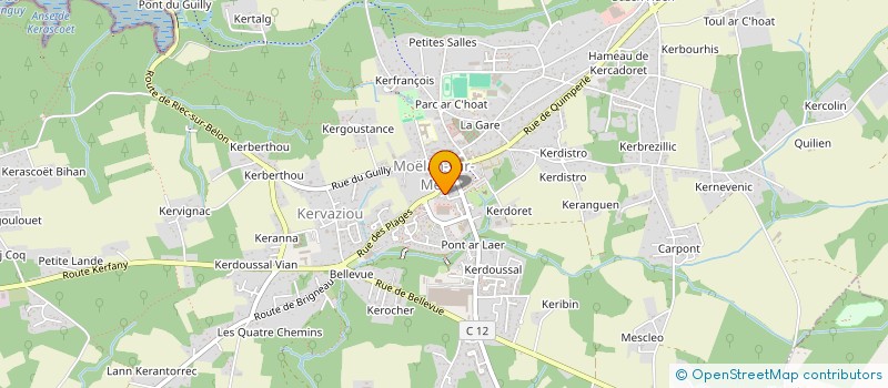 localisation de l'entreprise MONSIEUR EMMANUEL FOUCRIER  MOELAN-SUR-MER