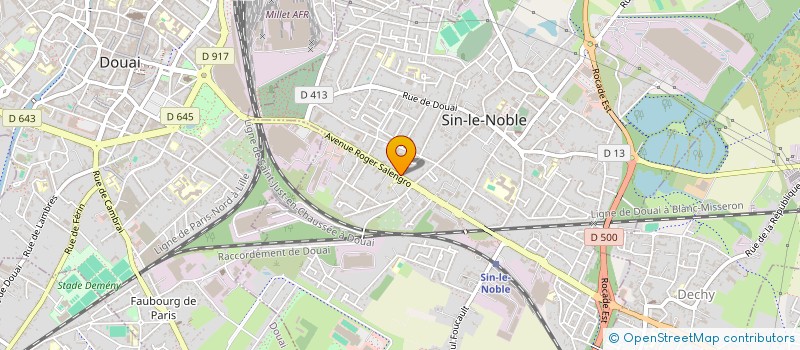 localisation de l'entreprise MONSIEUR EMMANUEL FOUQUEMBERG  SIN-LE-NOBLE