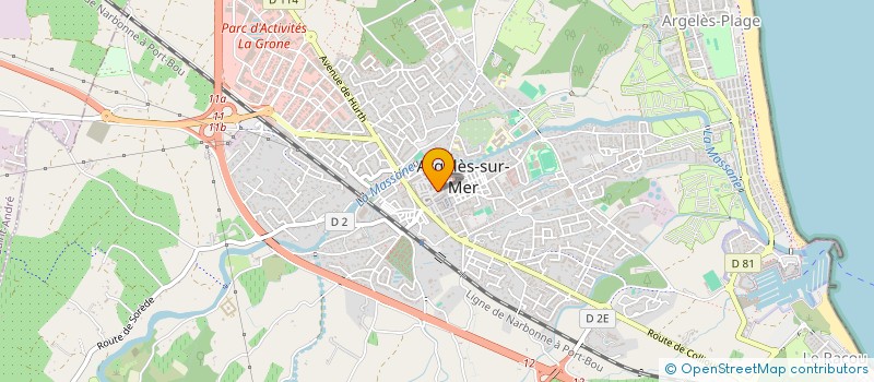 localisation de l'entreprise MONSIEUR EMMANUEL FOURNEL  ARGELES-SUR-MER
