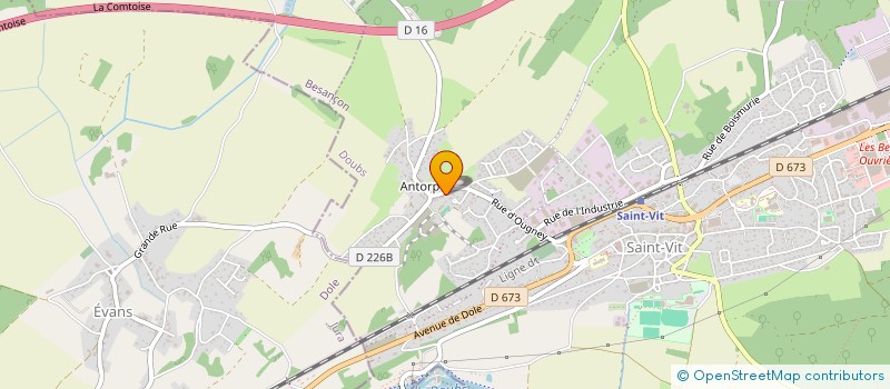 localisation de l'entreprise MONSIEUR EMMANUEL FOURNIER  MERCEY-LE-GRAND