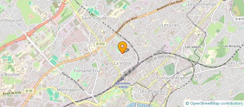 localisation de l'entreprise MONSIEUR EMMANUEL FOURNIER à BESANCON