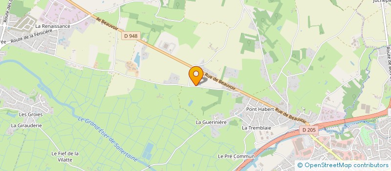localisation de l'entreprise MONSIEUR EMMANUEL FRAIGNEAU à SALLERTAINE