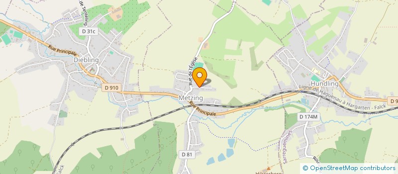 localisation de l'entreprise MONSIEUR EMMANUEL FRANCK  METZING