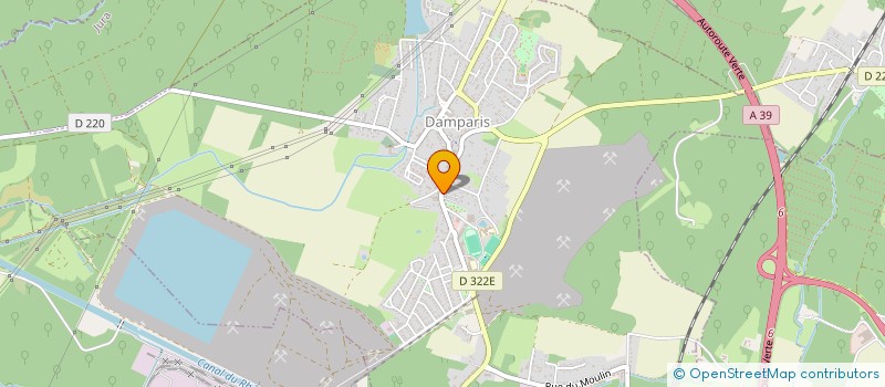 localisation de l'entreprise MONSIEUR EMMANUEL FRANCOIS  DAMPARIS