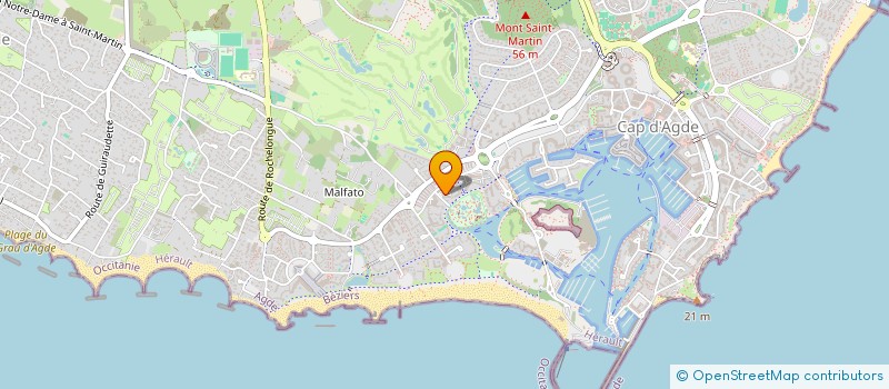 localisation de l'entreprise MONSIEUR EMMANUEL FRANCOIS  AGDE