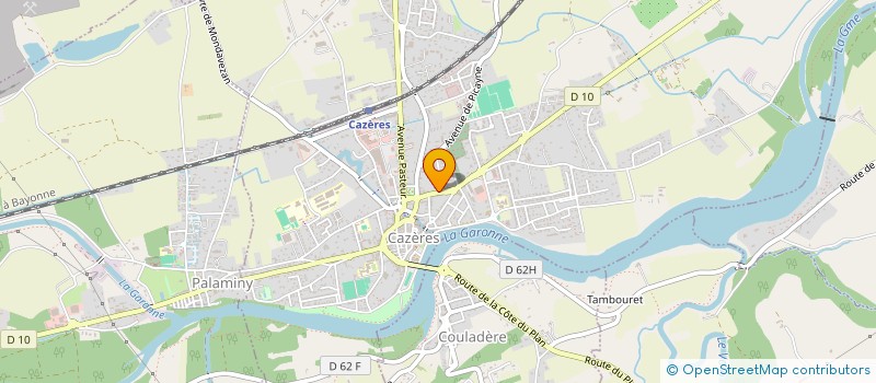 localisation de l'entreprise MONSIEUR EMMANUEL FREYCHE  CAZERES