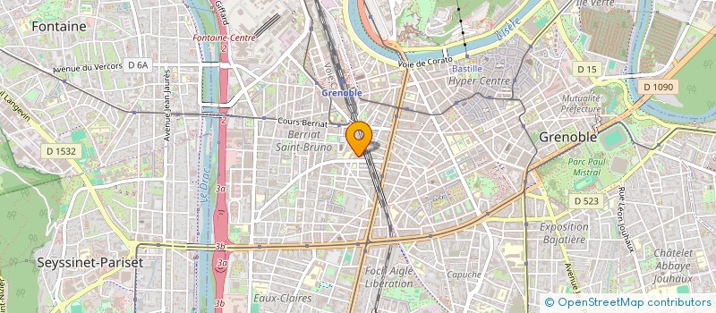 localisation de l'entreprise MONSIEUR EMMANUEL FROGER à GRENOBLE