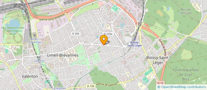 localisation de l'entreprise MONSIEUR EMMANUEL GACHET  LIMEIL BREVANNES