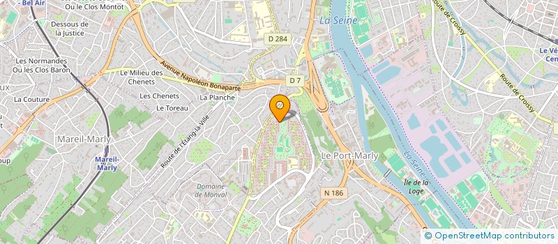 localisation de l'entreprise MONSIEUR EMMANUEL GAILLARD  MARLY-LE-ROI