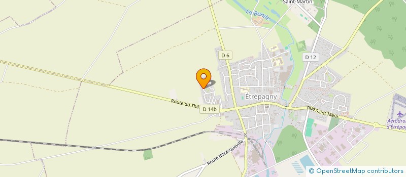 localisation de l'entreprise MONSIEUR EMMANUEL GAILLARD  ETREPAGNY