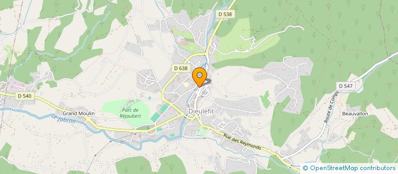 localisation de l'entreprise MONSIEUR EMMANUEL GALLARATO  DIEULEFIT