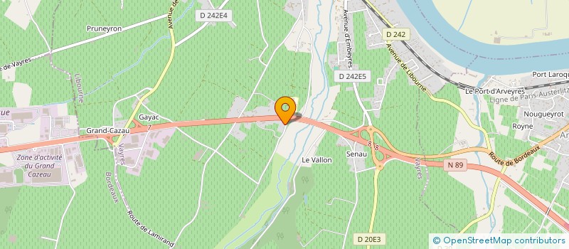 localisation de l'entreprise MONSIEUR EMMANUEL GANDRIAUX  VAYRES