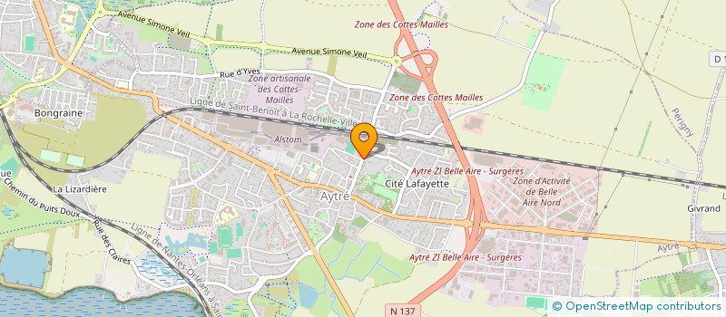 localisation de l'entreprise MONSIEUR EMMANUEL GANGBE  AYTRE