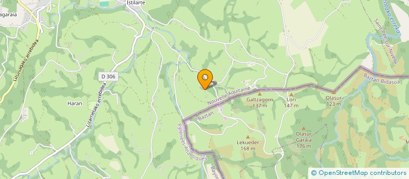 localisation de l'entreprise MONSIEUR EMMANUEL GARATE  SARE