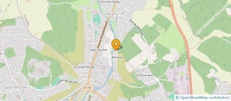 localisation de l'entreprise MONSIEUR EMMANUEL GARON à GRAVIGNY