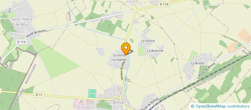 localisation de l'entreprise MONSIEUR EMMANUEL GASPAR  BREVAL