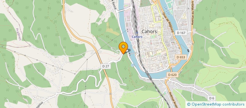 localisation de l'entreprise MONSIEUR EMMANUEL GAUBERT  CAHORS