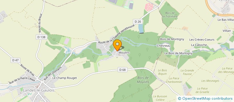 localisation de l'entreprise MONSIEUR EMMANUEL GAULT  LANDES-LE-GAULOIS