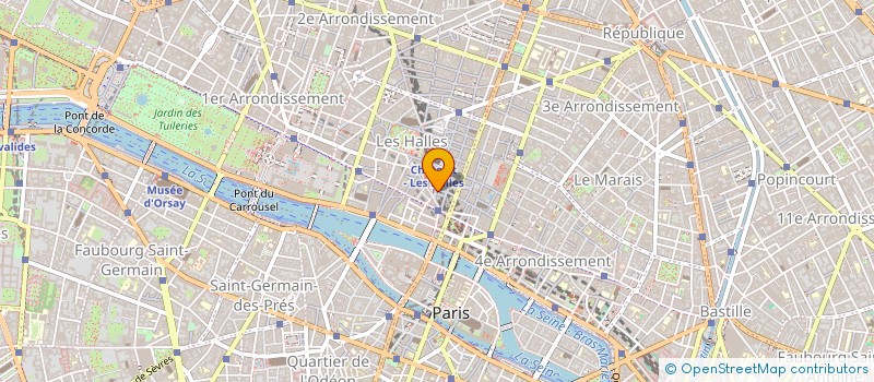 localisation de l'entreprise MONSIEUR EMMANUEL GAUTHIER  PARIS